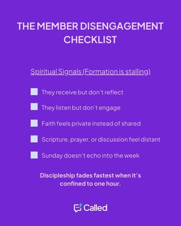 4. Spiritual Signals: Is Formation Stalling?